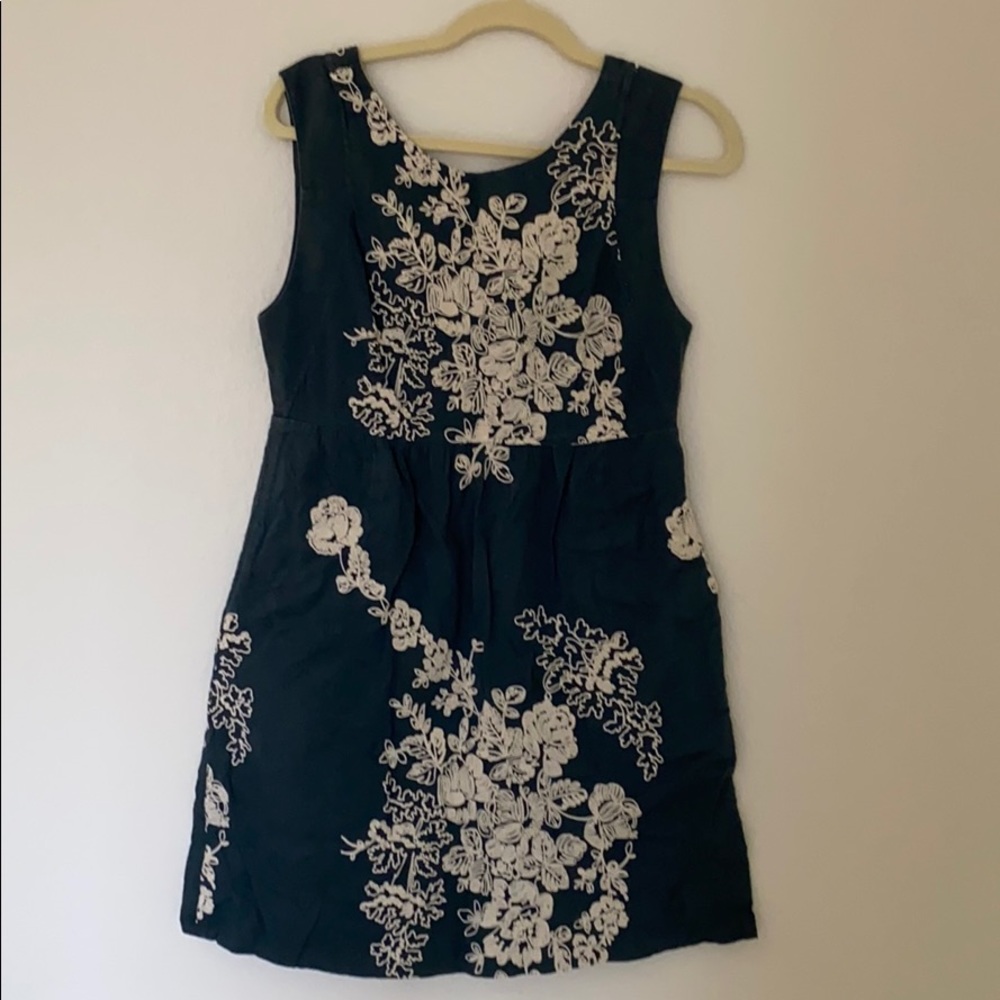 Jcrew embroidered dress